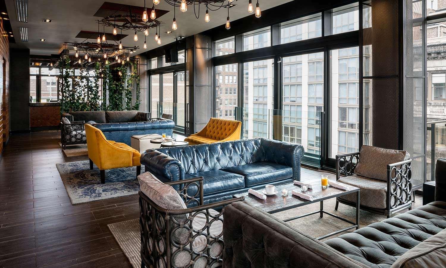 Royalton Park Avenue Ξενοδοχείο Νέα Υόρκη Εξωτερικό φωτογραφία The lounge at the 12th floor